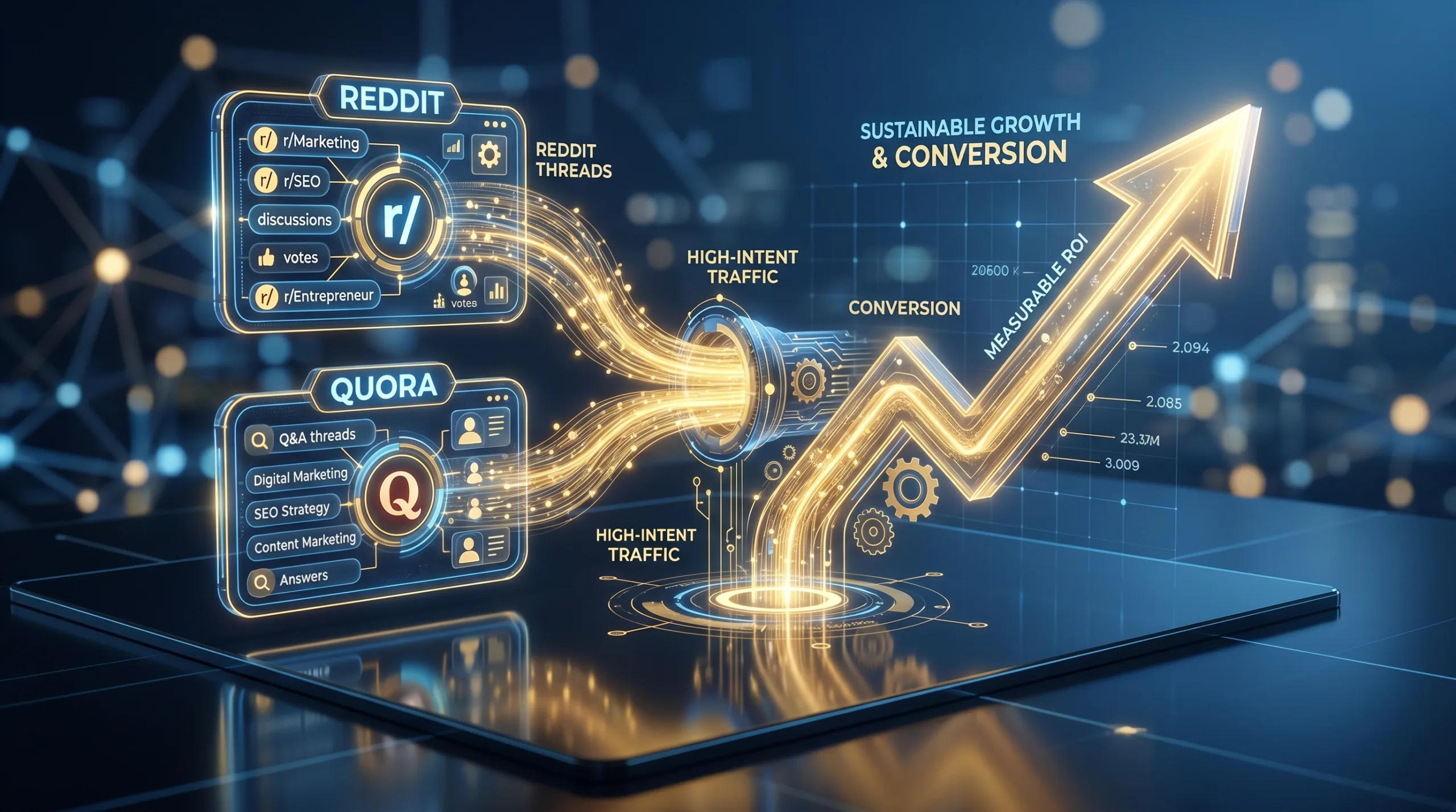 Leveraging Reddit and Quora Threads to Hijack High-Intent Organic Traffic